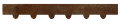 Bedkant med tagger 110 cm - råjern